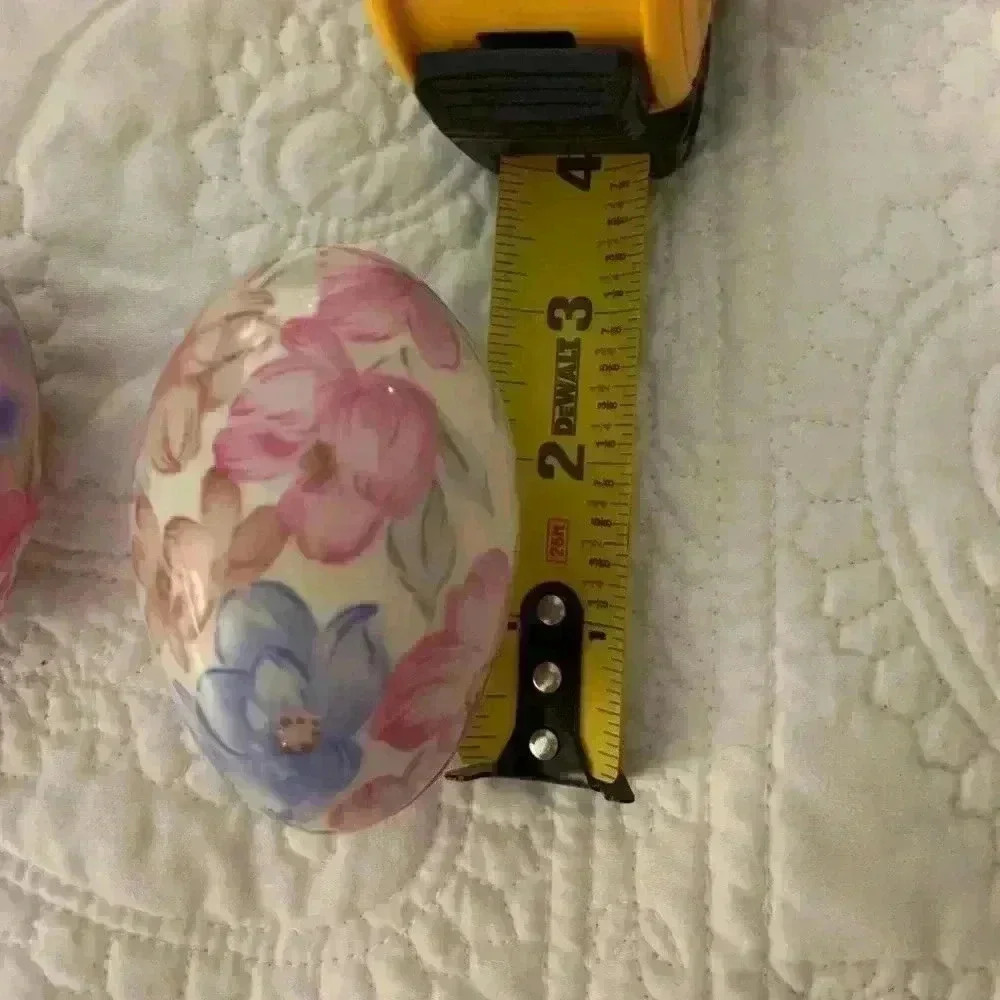 Vintage Floral Eggs set of 6 - Picture 5 of 5